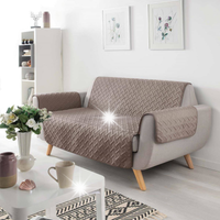 POKROWIEC NA SOFĘ 3 OSOBOWĄ beżowy TAUPE 279x179