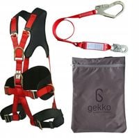 SZELKI BHP BEZPIECZEŃSTWA UPRZĄŻ DO PRACY NA WYSOKOŚCI AMORTYZATOR TORBA