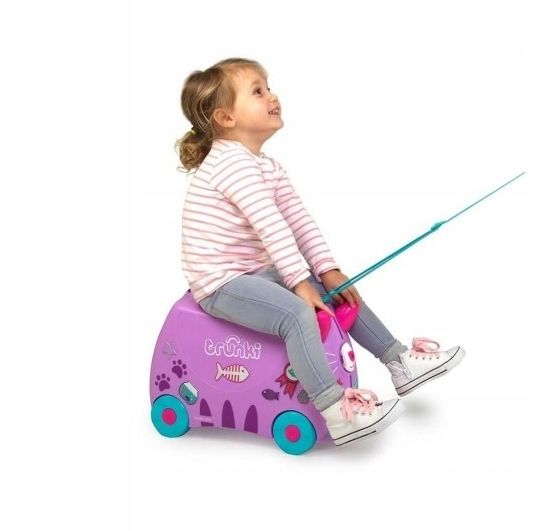Trunki Jeżdżąca walizeczka Trunki - Kotek Cassie + naklejki zdjęcie 3