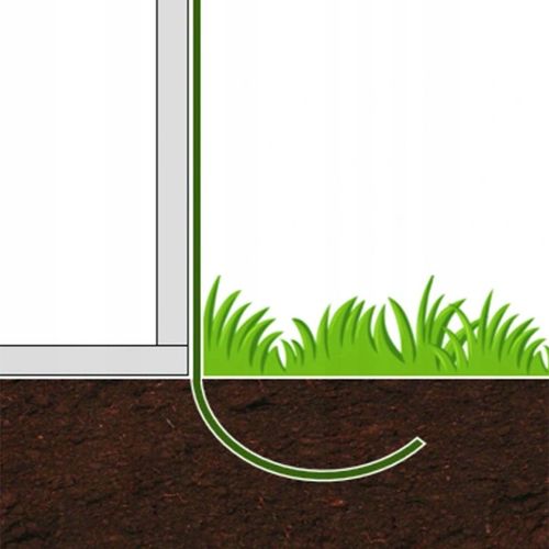 Tunel ogrodowy foliowy szklarnia folia 4x2x2m 8m² 2 wejścia śr. rurek 25 mm na Arena.pl