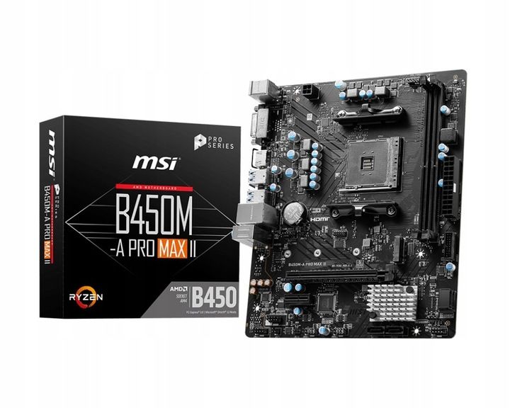 Płyta główna MSI B450M-A PRO MAX II zdjęcie 1