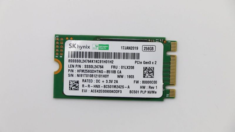 Lenovo 256GB M.2 PCIe NVMe Solid zdjęcie 1