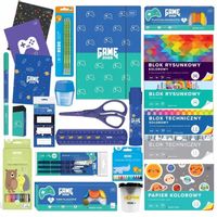 Zestaw przyborów wyprawka szkolna Interdruk chłopiec klasa 1-3