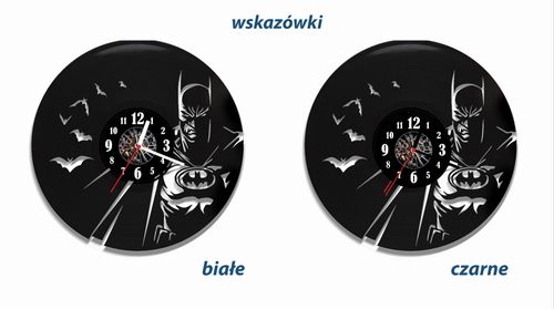 Zegar ścienny z płyty winylowej Batman 122.2 na Arena.pl