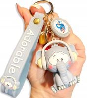 Brelok Do Kluczy Torebki Zawieszka Słonik Słoń