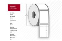Capture Label 58 x 60mm, core 25mm,