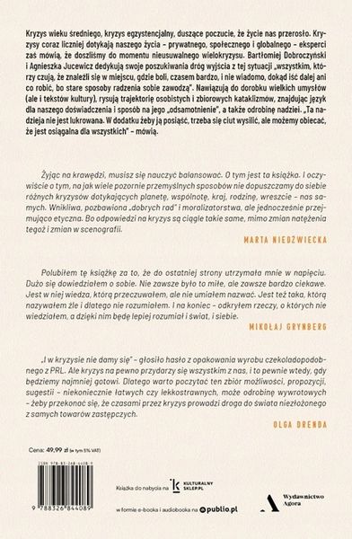 Tańcząc. Rozmowy o kryzysie i przemianie - B. Dobroczyński, A. Jucewicz zdjęcie 3