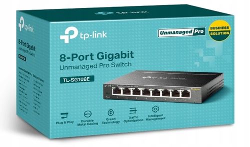 TP-LINK TL-SG108E SWITCH 8 PORTÓW GIGABIT 1000MB/s na Arena.pl