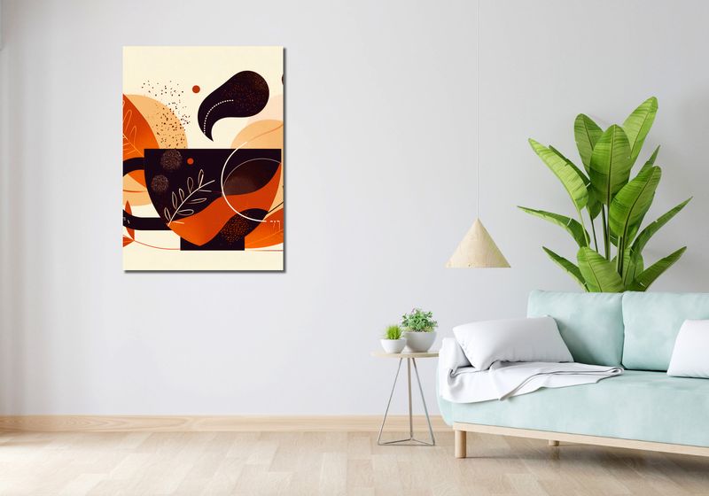 Obraz 70x100cm Wachlarz Ciepła zdjęcie 2