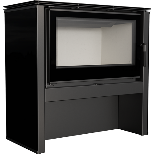 Piec stalowy JUNO 12 panel czarny na Arena.pl