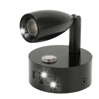 LAMPKA LED ŚCIENNA DO CZYTANIA GNIAZDO USB WYŁĄC