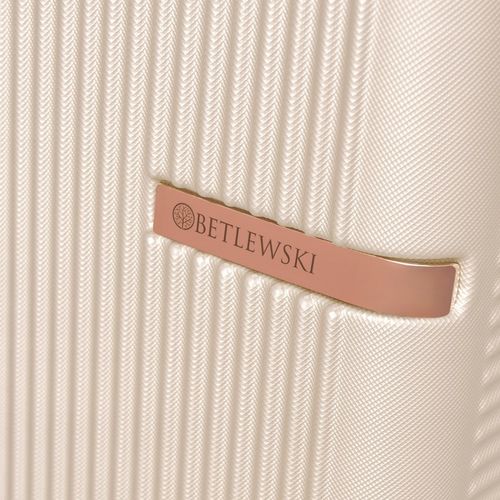 BETLEWSKI Walizka Podróżna duża pojemna na wakacje na kółeczkach stylowa na Arena.pl