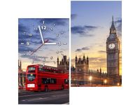 60X60CM ZEGAR PAŁAC WESTMINSTERSKI LONDYNIE OBRAZ DREWNO ŚCIAN KWADRAT