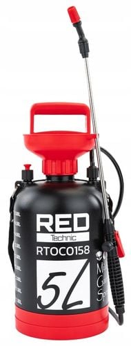 OPRYSKIWACZ CIŚNIENIOWY RĘCZNY 5L NA RAMIĘ OGRODOWY REGULOWANA DYSZA na Arena.pl