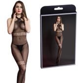 Bodystocking Drobna Siateczka Z Otwartą Pupą S/L (039)