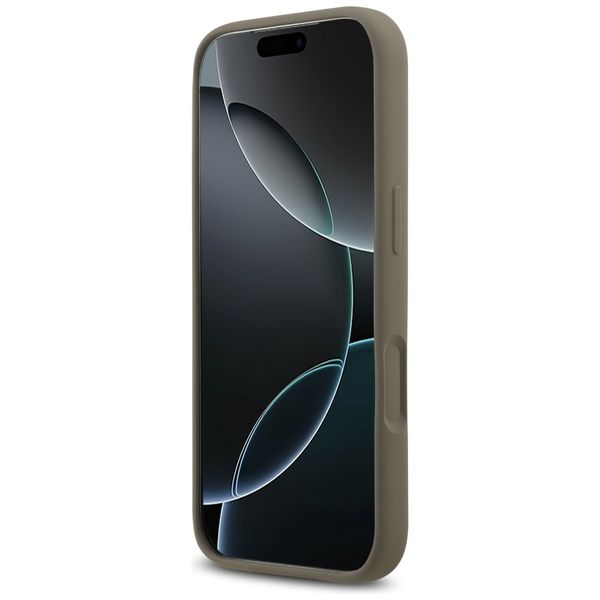 etui guess silicone big 4g script do     iphone 17 pro brązowy zdjęcie 5