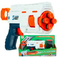 Pistolet Wyrzutnia Strzałek Na Piankowe Strzałki + 8 Naboi Naboje Nerf