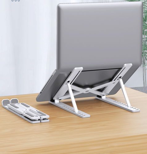 Solidny stojak do laptopa tableta regulowana podstawka uniwersalna biała na Arena.pl