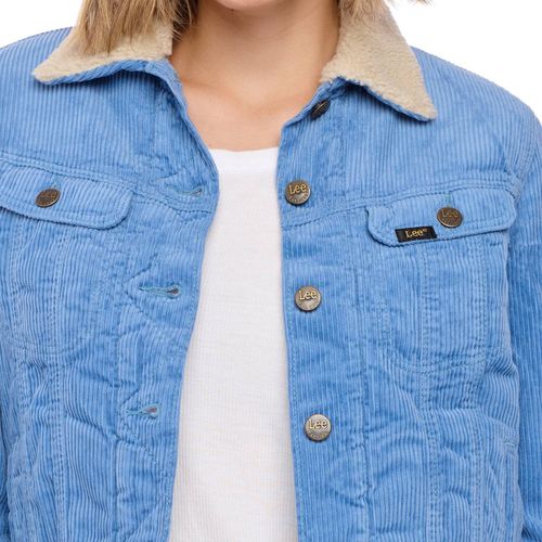 LEE CORDUROY SHERPA RIDER JACKET FROST BLUE L54VDC98 XS na Arena.pl