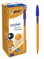 DŁUGOPIS BIUROWY BIC ORANGE NIEBIESKI 20szt PACZKA
