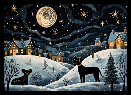 Plakat 29,7x21cm Nocny Psi Patrol na Arena.pl