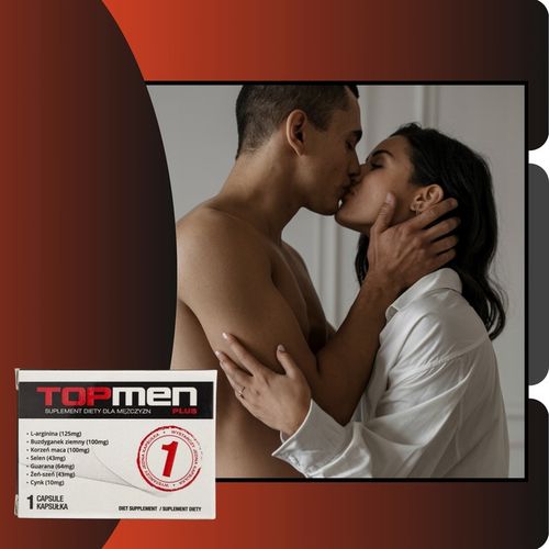 2x Tabletki na erekcje potencje TOP-MEN Libido Sex Szybki Efekt Działa 24h na Arena.pl