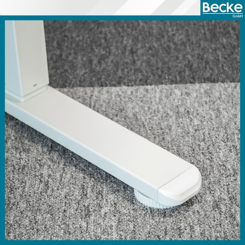 Biurko elektryczne automatyczne regulowane do pracy na stojąco 160x80 białe na Arena.pl