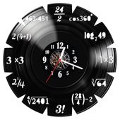 Zegar ścienny z płyty winylowej matematyka 921.14