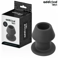addicted toys extreme hollow plug m silikonowy anatomiczny 8,7 cm