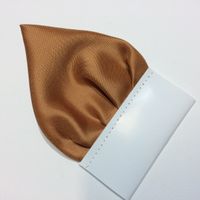 Stare złoto-brąz poszetka trójkątna "Wypustka"