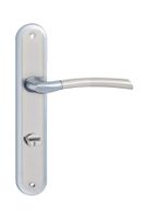 KLAMKA DRZWIOWA ZORBA 72MM WC KOLOR CHROM