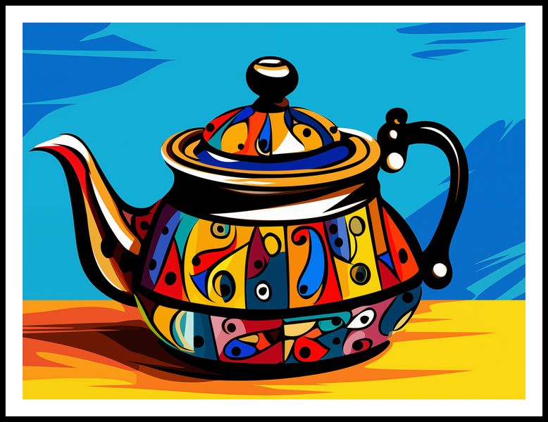 Plakat 100x75cm Może Herbatki? zdjęcie 3