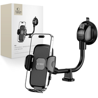 TECH-PROTECT V3 UNIVERSAL LONG ARM WINDSHIELD & DASHBOARD CAR MOUNT BLACK