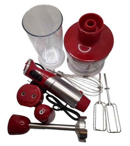 Blender ręczny Bonsenkitchen 5 w 1 800W czerwony na Arena.pl