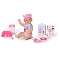 BABY BORN LALKA EMMA 43 CM BOBAS INTERAKTYWNA REALISTYCZNA AKCESORIA 3+