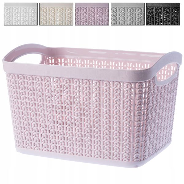 KOSZYK PLASTIKOWY PUDEŁKO POJEMNIK 6,6L KOLORY zdjęcie 8