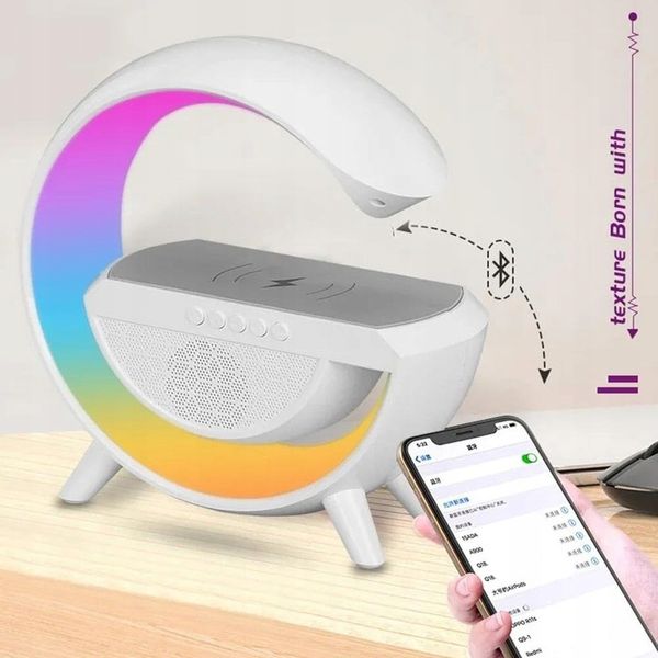 LAMPKA LED ŁADOWARKA GŁOŚNIK RGB zdjęcie 5