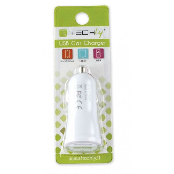 SAMOCHODOWA ŁADOWARKA TECHLY USB 5V 2.4A - zasilanie USB zdjęcie 5