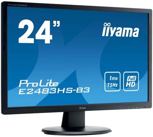 Monitor iiyama Prolite E2483HS 24'' FLICKER FREE FULL HD LED na Arena.pl