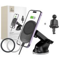 Uchwyt Samochodowy Magnetyczny Tech-Protect 15W MagSafe DO Kokpitu i Kratki