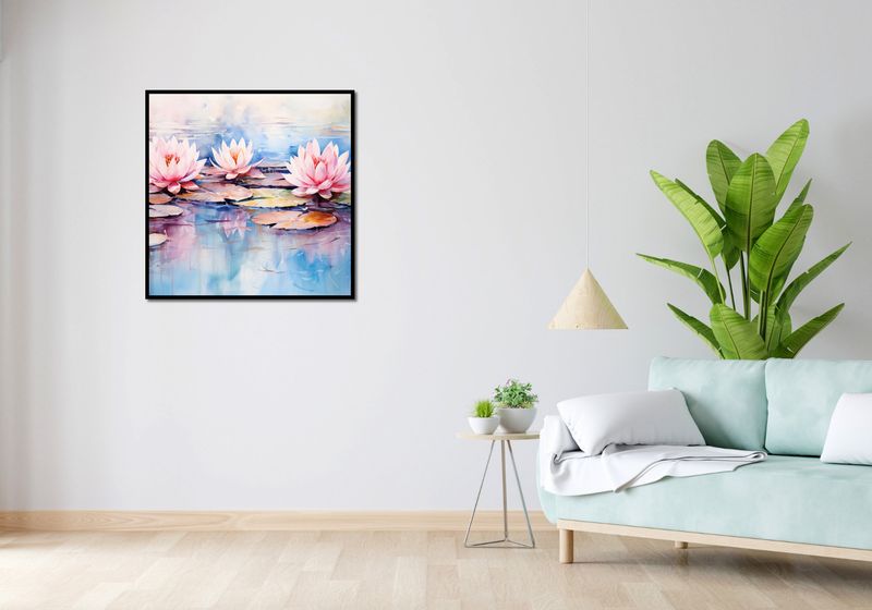 Plakat 80x80cm Spokojne Odbicia zdjęcie 4