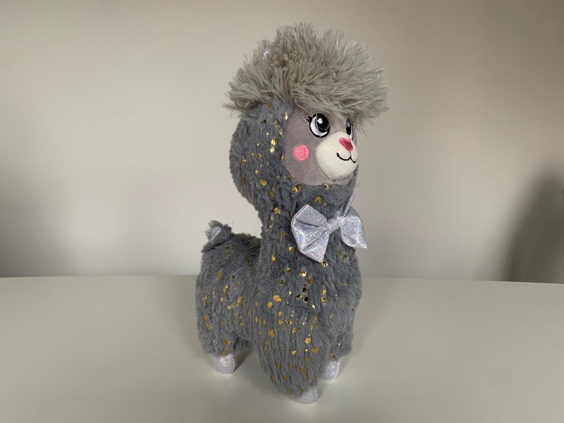 INNOGIO GIO-828 Plush Alpaca gray 30cm zdjęcie 1