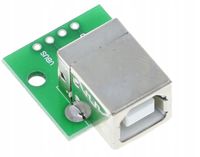 Adapter gniazda USB typ B na PCB do lutowania