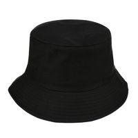Czarny Kapelusz Bucket Hat Wędkarski Modny Jednolity Kap-M2
