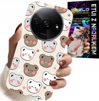 ETUI DO XIAOMI REDMI A3 - MIŚ MISIE WZORY DLA NAJMŁODSZYCH + SZKŁO