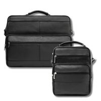 torba męska na ramię abr-02 saszetka męska skórzana abr-18 zestaw