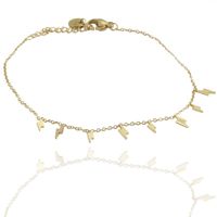 Bransoletka Stal Chirurgiczna Platerowana Złotem Bst1222