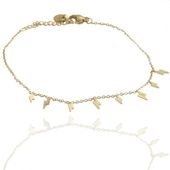 Bransoletka Stal Chirurgiczna Platerowana Złotem Bst1222