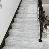 Szare płytki na schody marmuropodobne 100x30