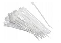 Opaska zaciskowa kablowa 390mm x 4,8mm biała UV opakowanie 100 sztuk